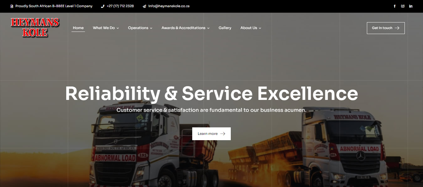 Heymans Kole Website Designers
