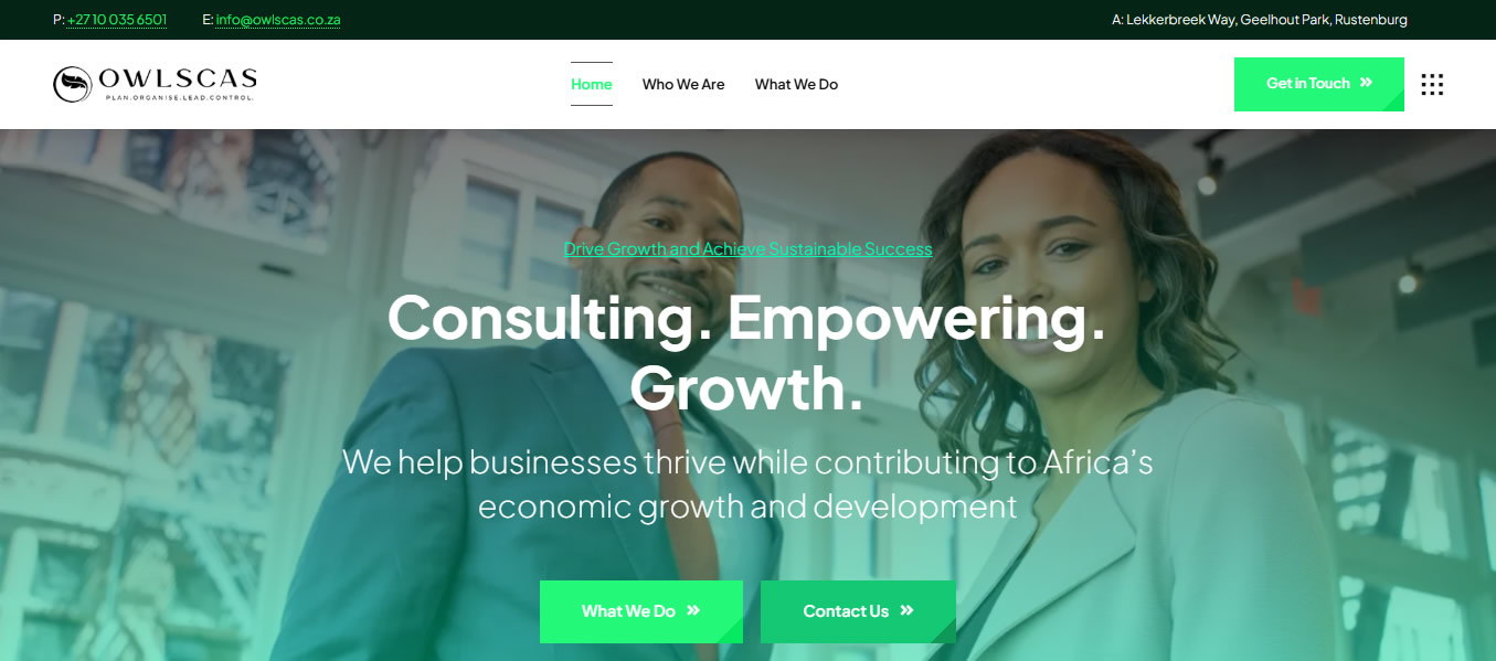 Owlscas Management Consulting Firm Web Designers